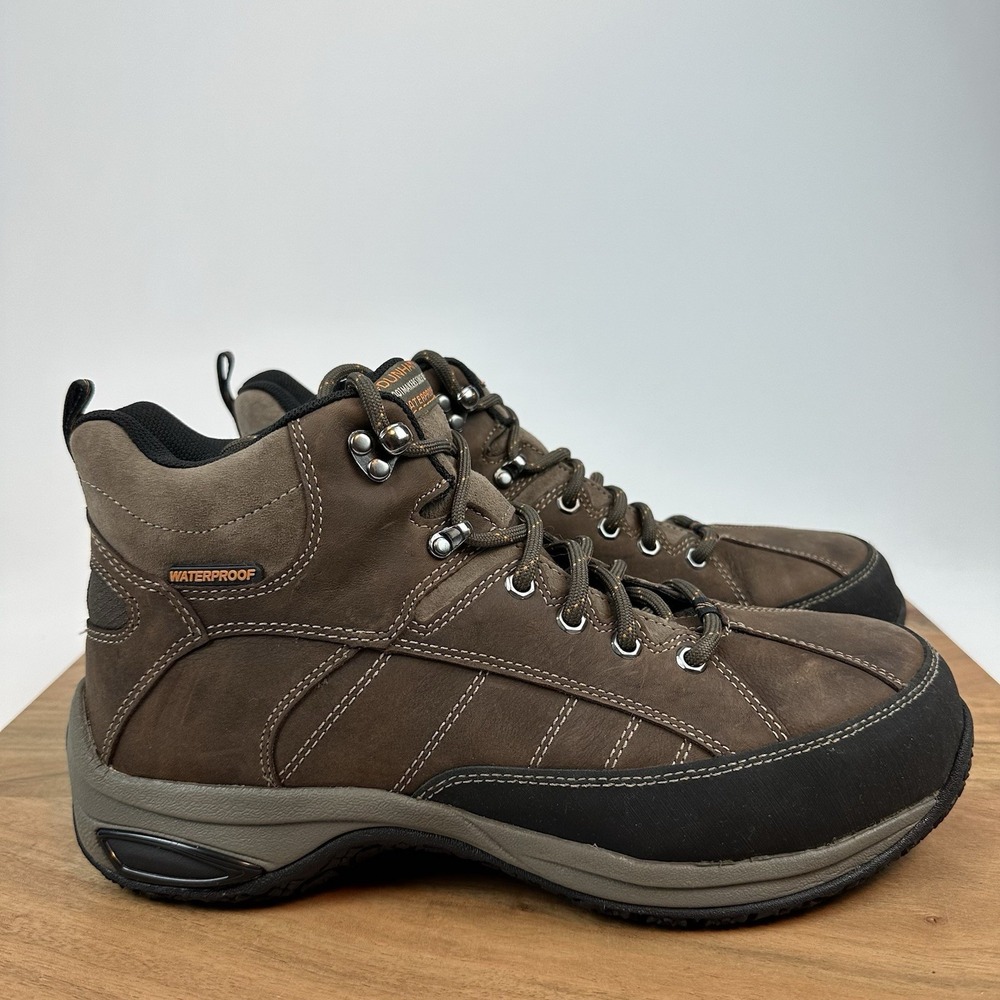 New Men's Dunham Lawrence Steel Toe‎ Suede Waterproof Work Boots Shoes Sz 9.5 D
